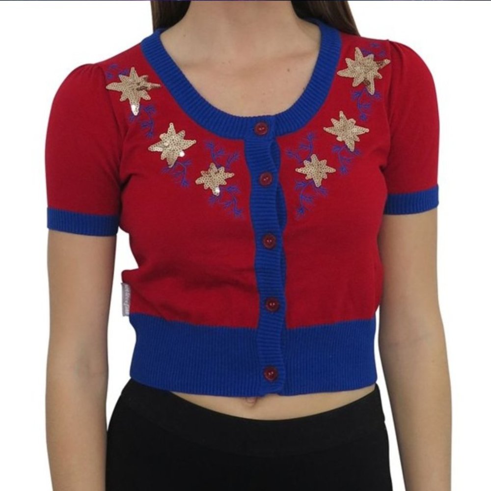 Size Small Juniors Size Marvel Red Sweater New Teen Cosplay